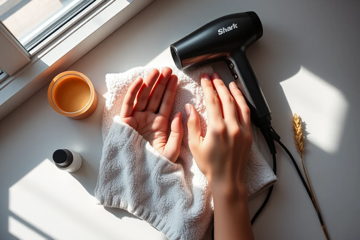 shark hair dryer — Shark Hair Dryer (the finished result)